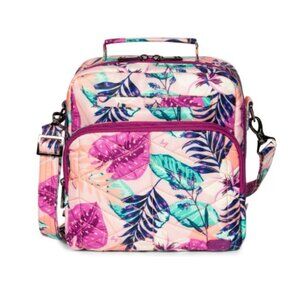 Lug Ranger 2 Crossbody Bag Azalea Pink - LIght Pink with Floral Print